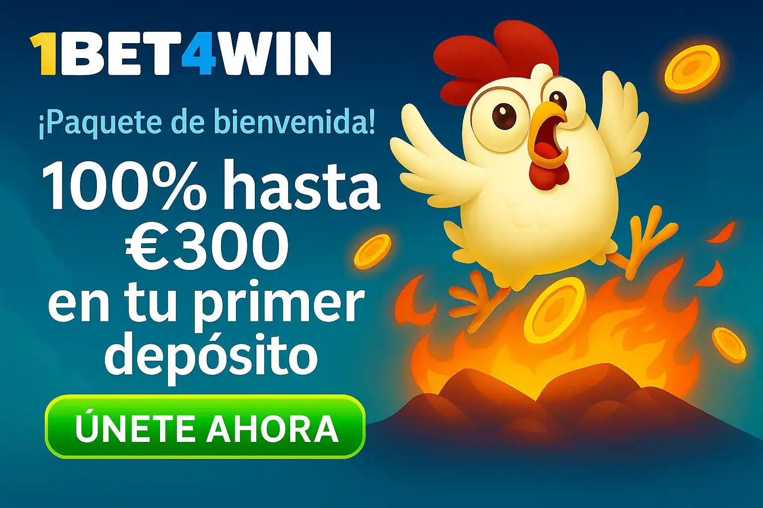 Bônus de boas-vindas do 1Bet4Win